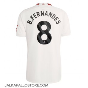 Manchester United Bruno Fernandes #8 Kolmaspaita 2023-24 Lyhythihainen